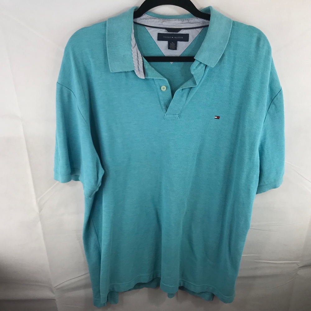 TOMMY HILFIGER MENS POLO SHIRT (B42)